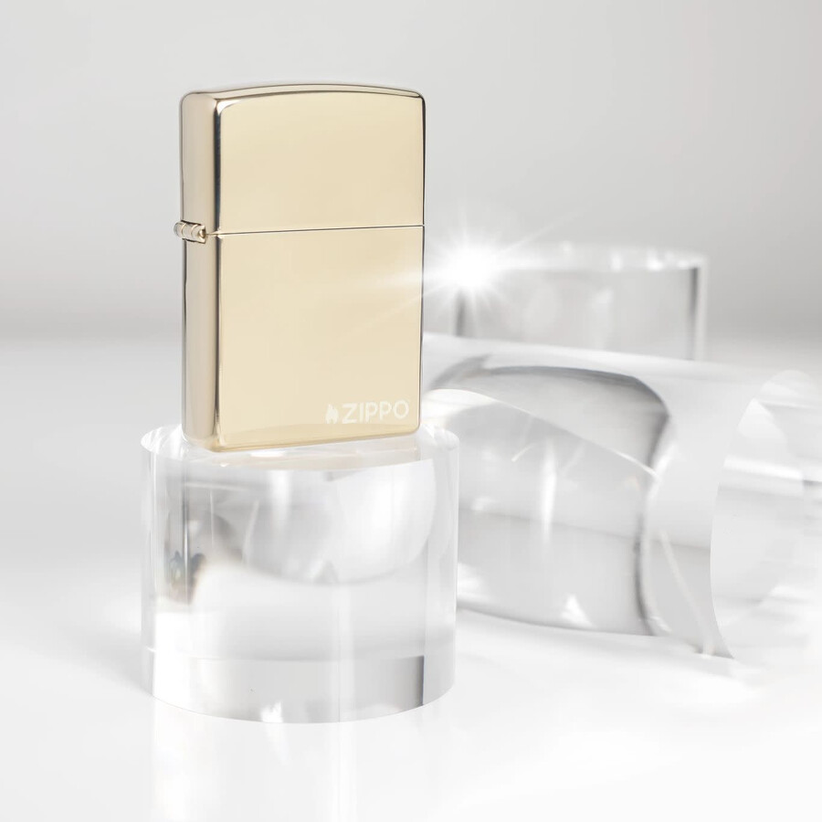 klassisches champagner-zippo-logo