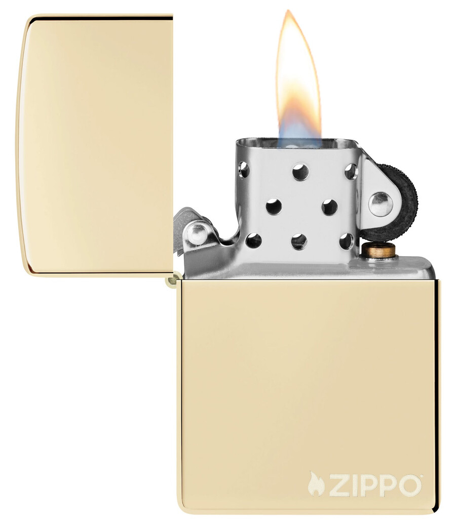 klassisches champagner-zippo-logo