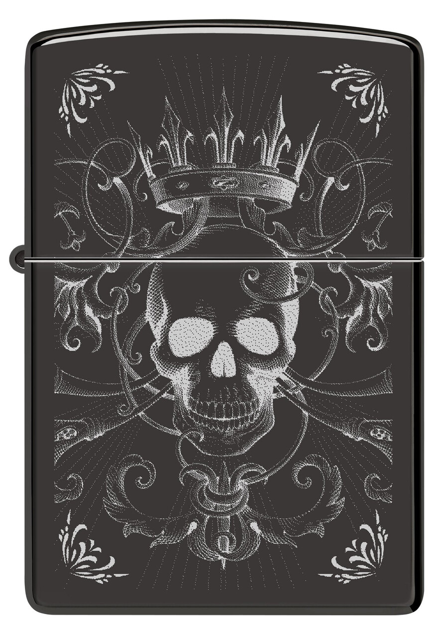 königliches totenkopf-design