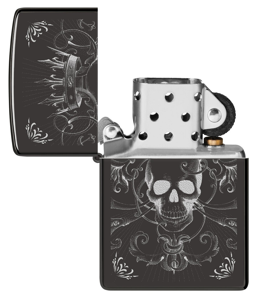 königliches totenkopf-design