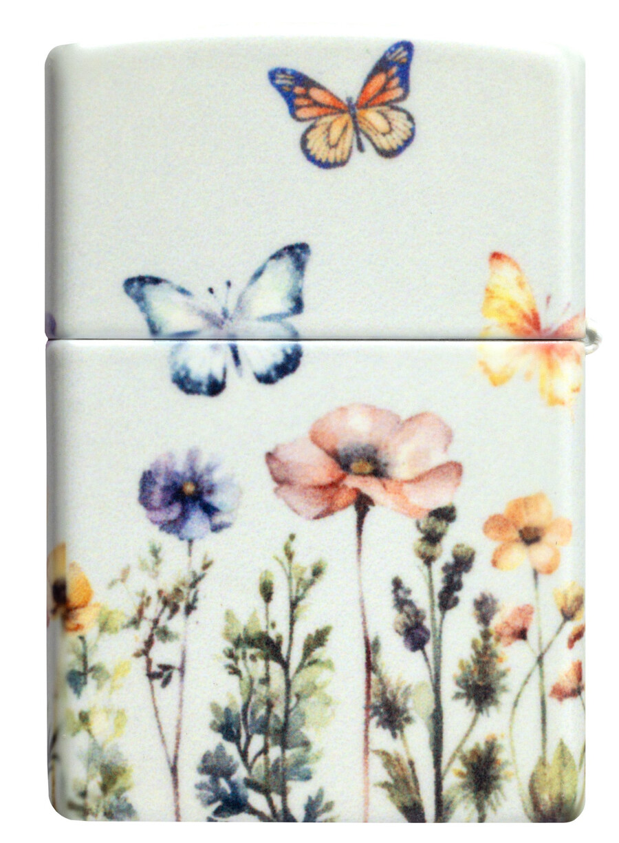 design mit leuchtenden schmetterlingen