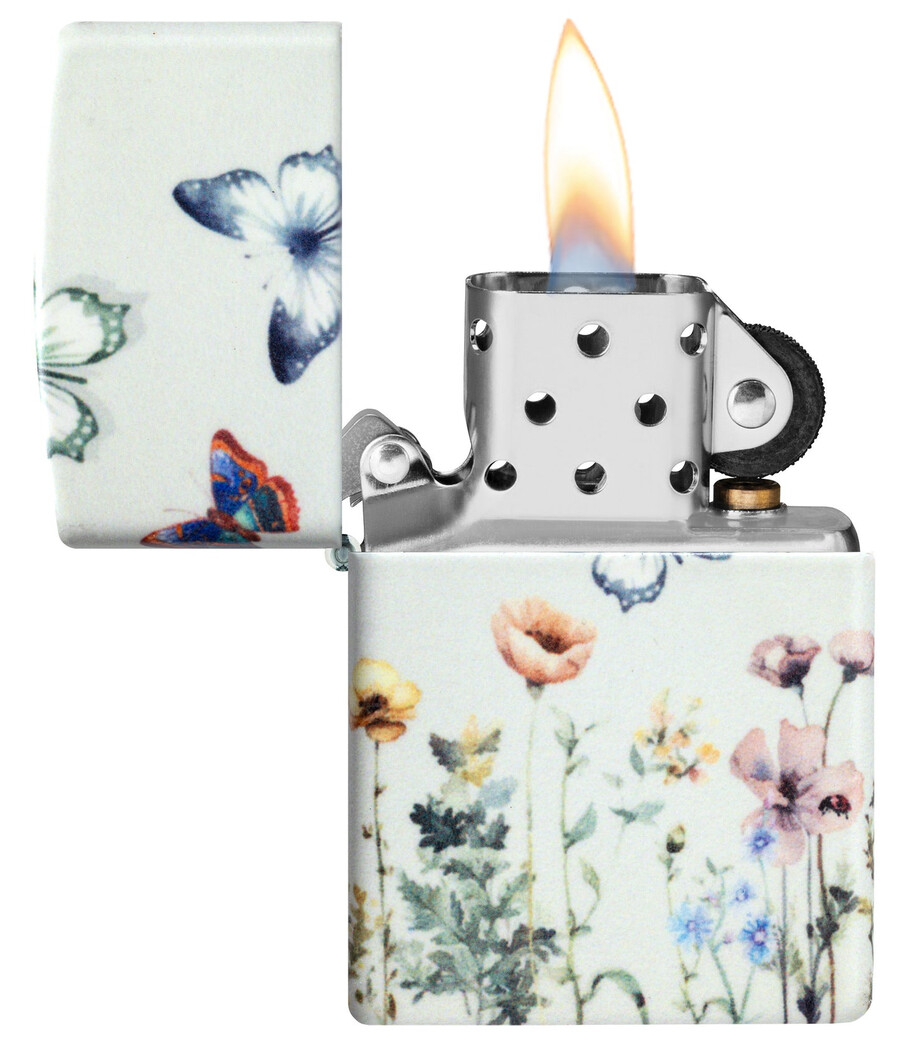design mit leuchtenden schmetterlingen