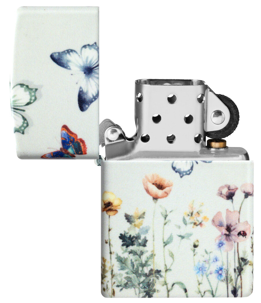 design mit leuchtenden schmetterlingen