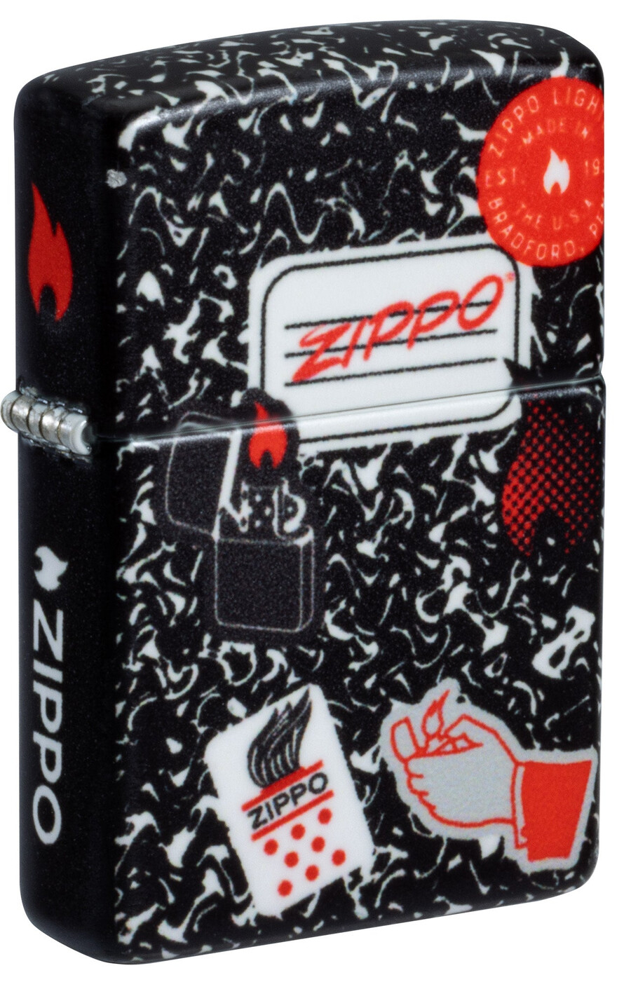 zippo notizbuch-design