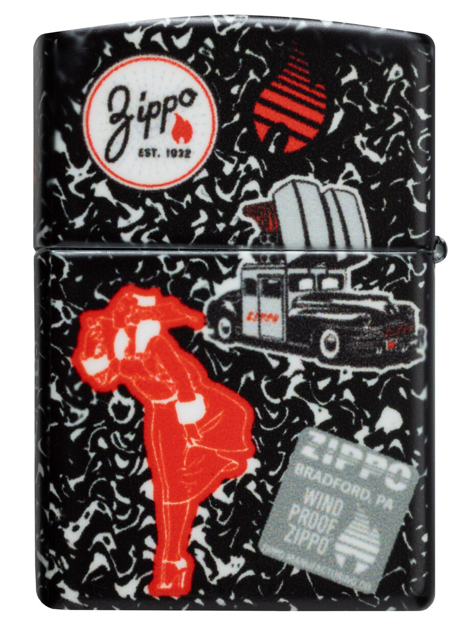 zippo notizbuch-design