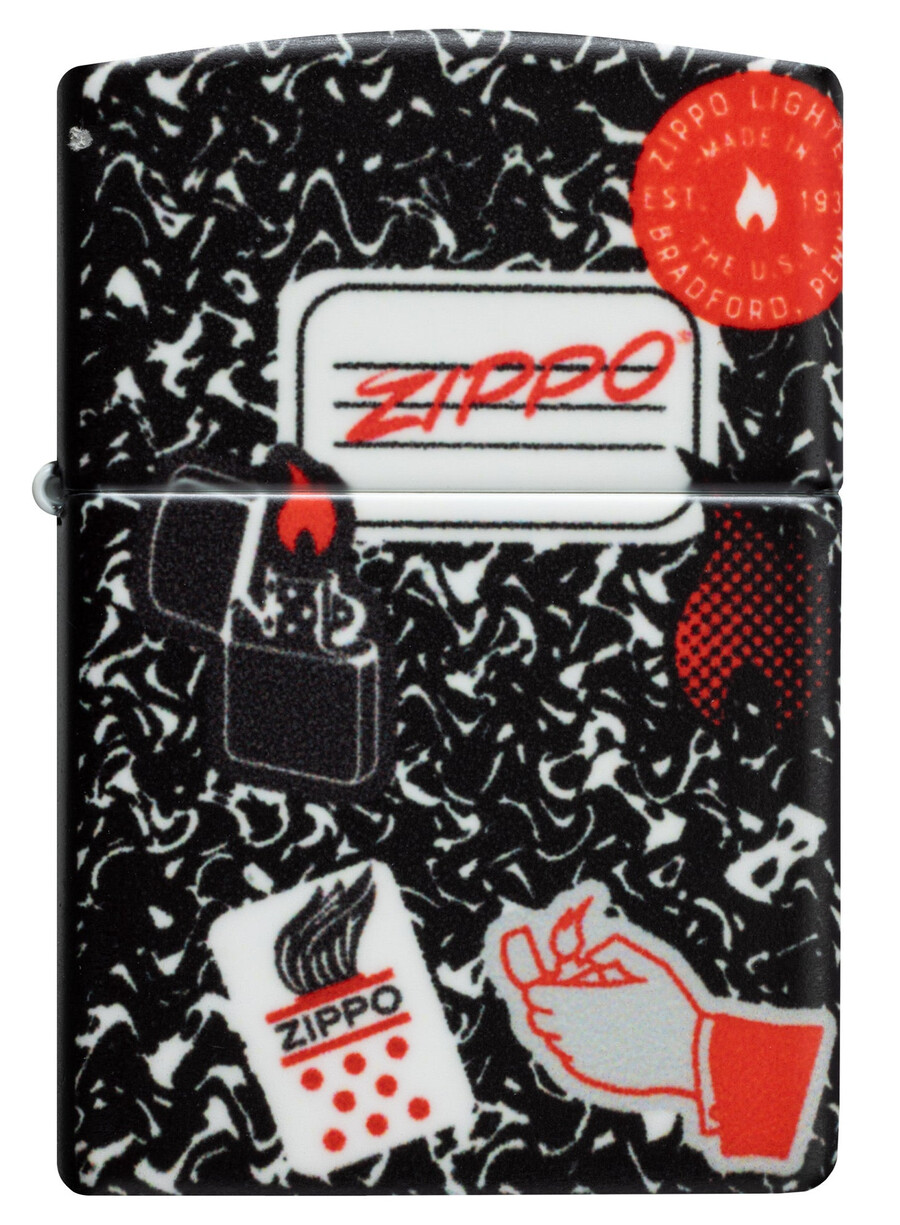 zippo notizbuch-design