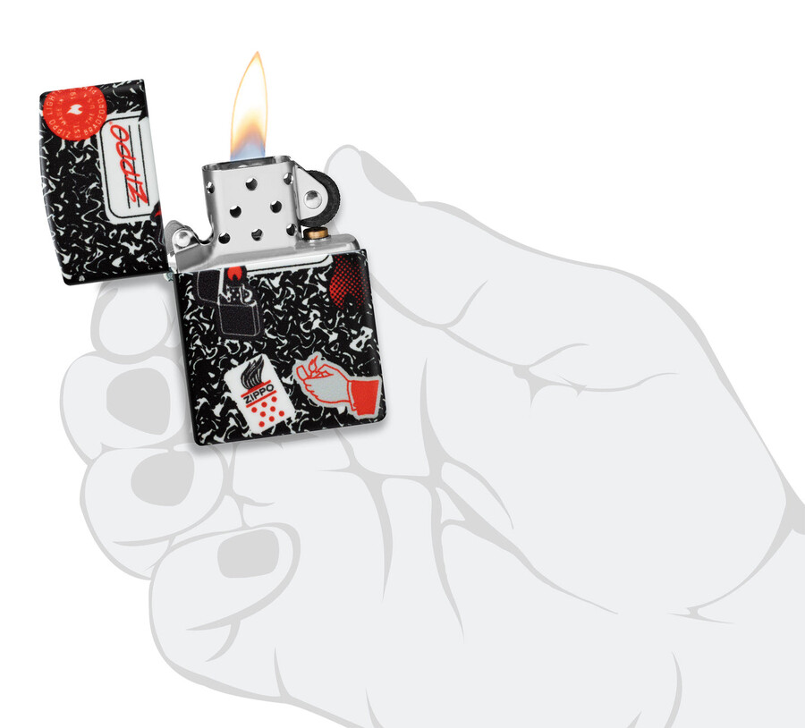 zippo notizbuch-design