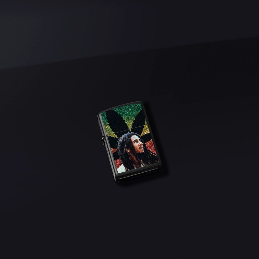 bob marley blatt-silhouette-design