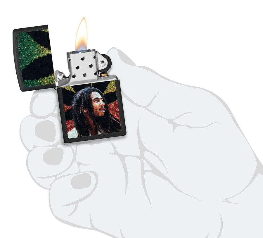 bob marley blatt-silhouette-design