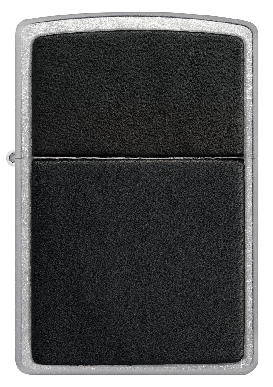 emblem aus schwarzem leder