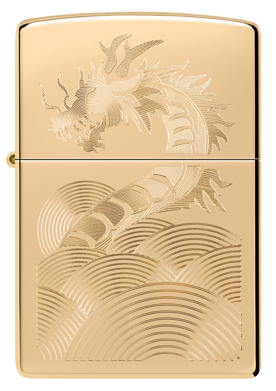 goldenes drachendesign
