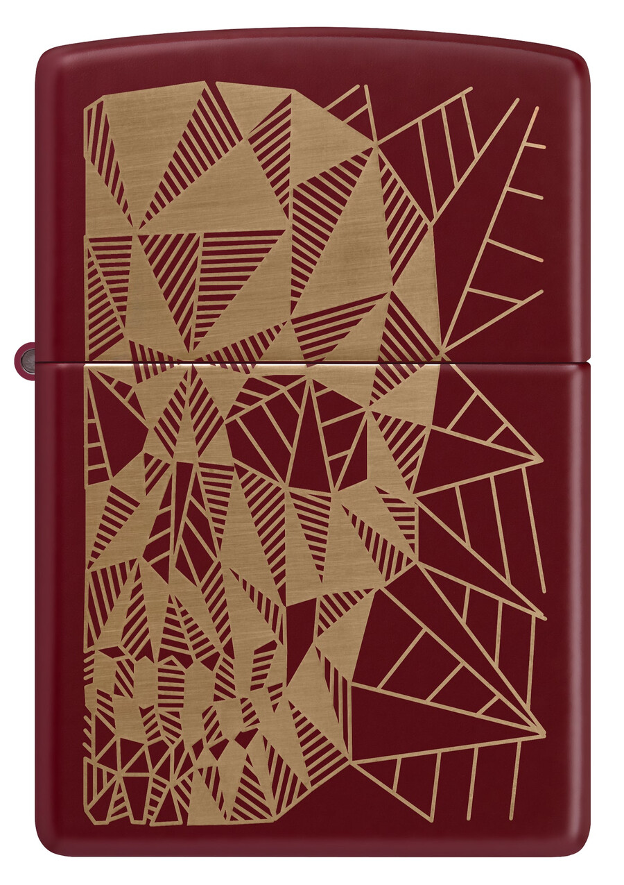 geometrisches totenkopf-design