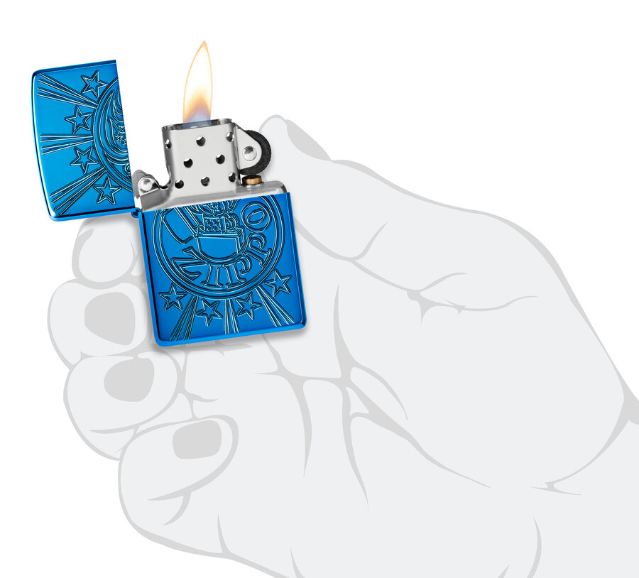 zippo starburst design