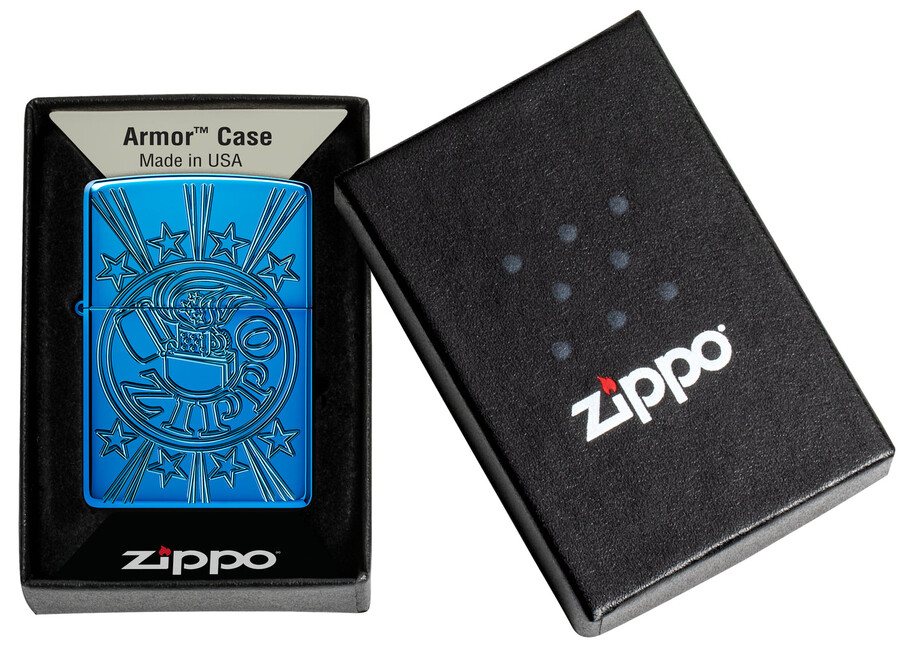 zippo starburst design