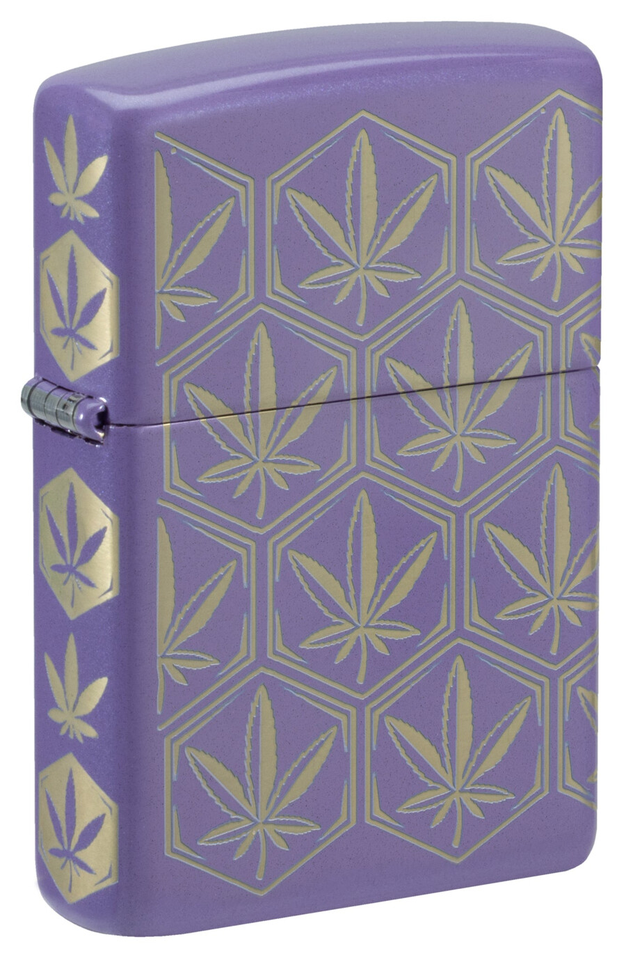 cannabis-design im wabenmuster