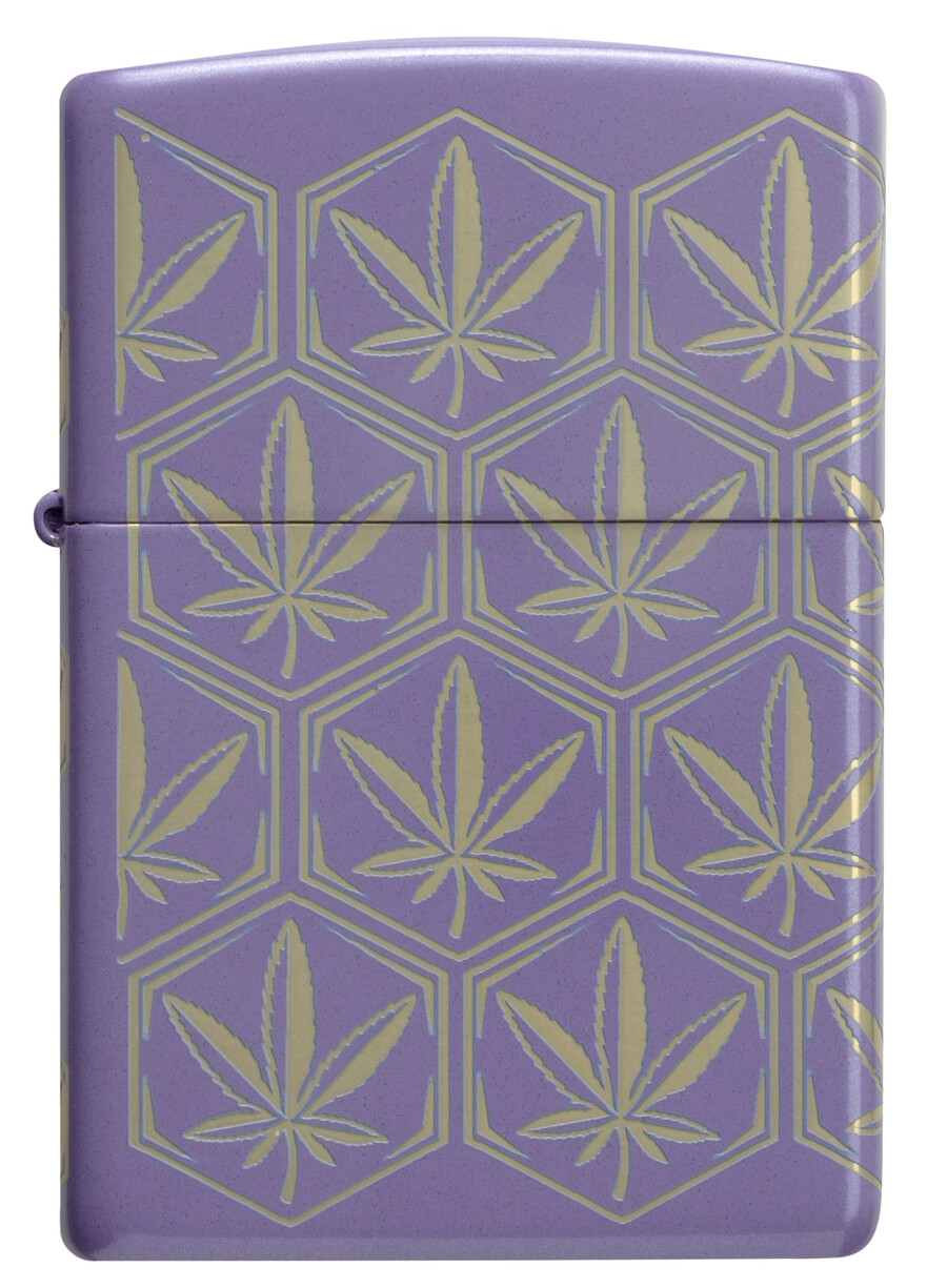 cannabis-design im wabenmuster