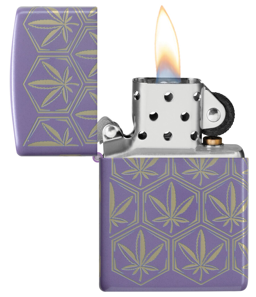 cannabis-design im wabenmuster