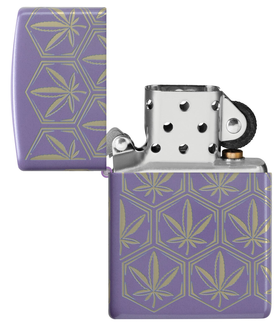 cannabis-design im wabenmuster