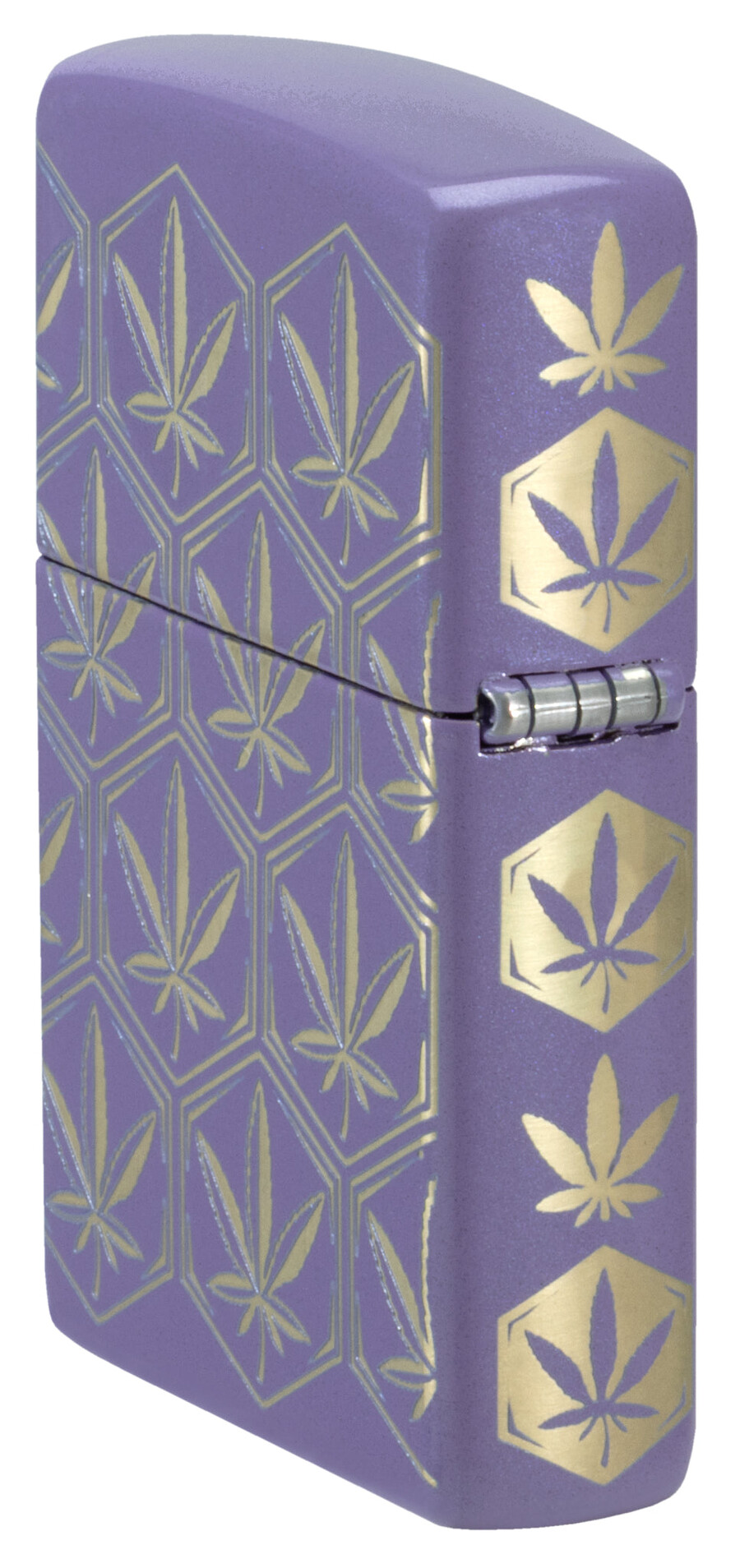 cannabis-design im wabenmuster