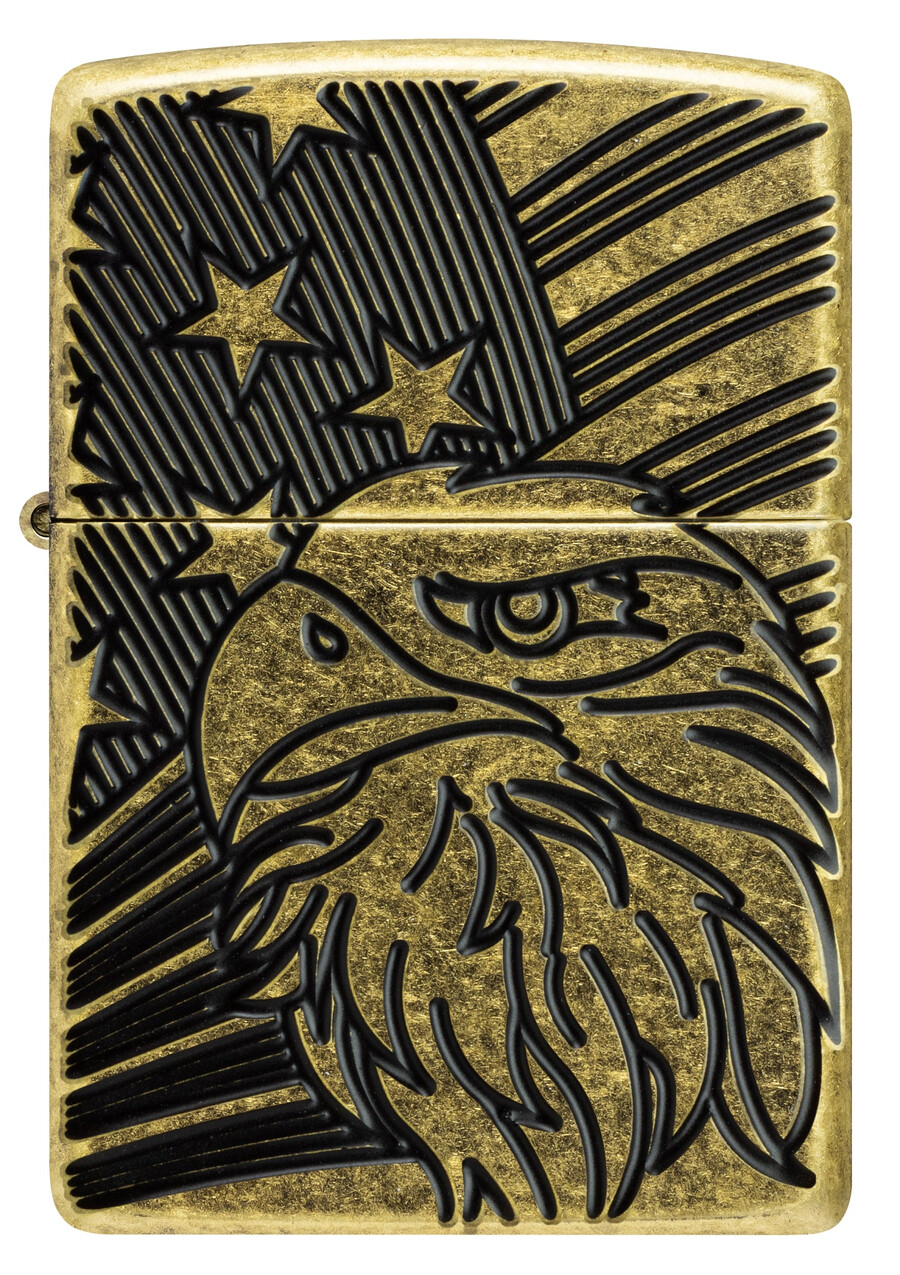 adler- und flaggen-design