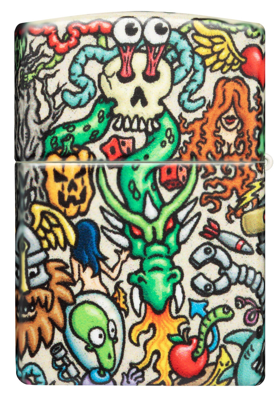 verrücktes collage-design