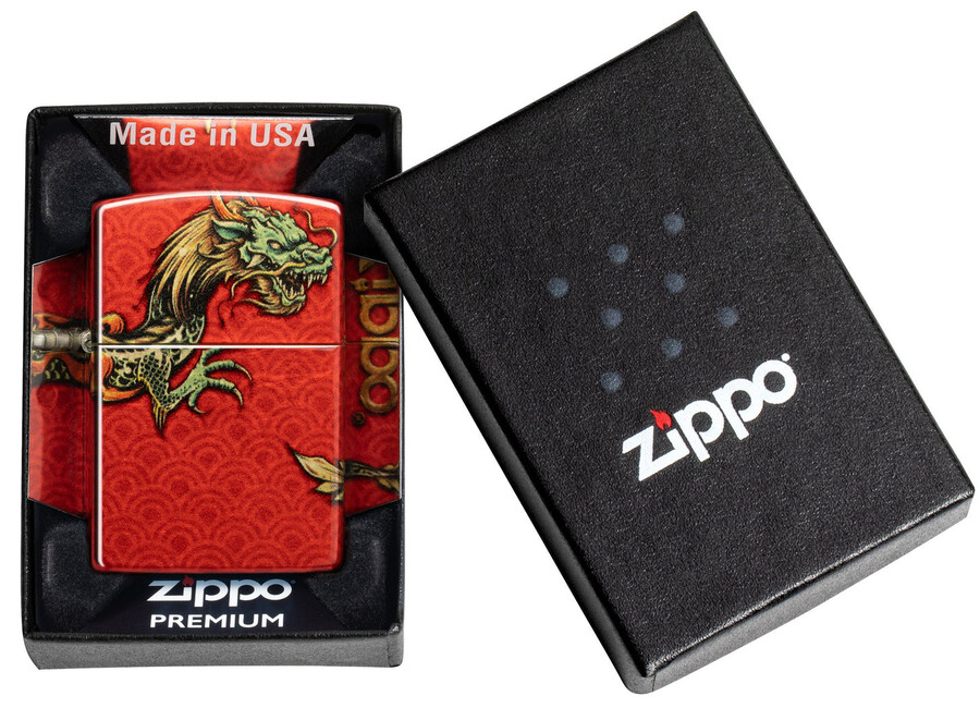 zippo drachen-design