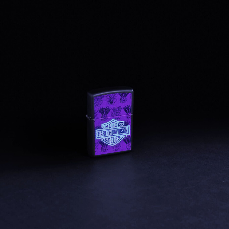 harley-davidson black light motorendesign