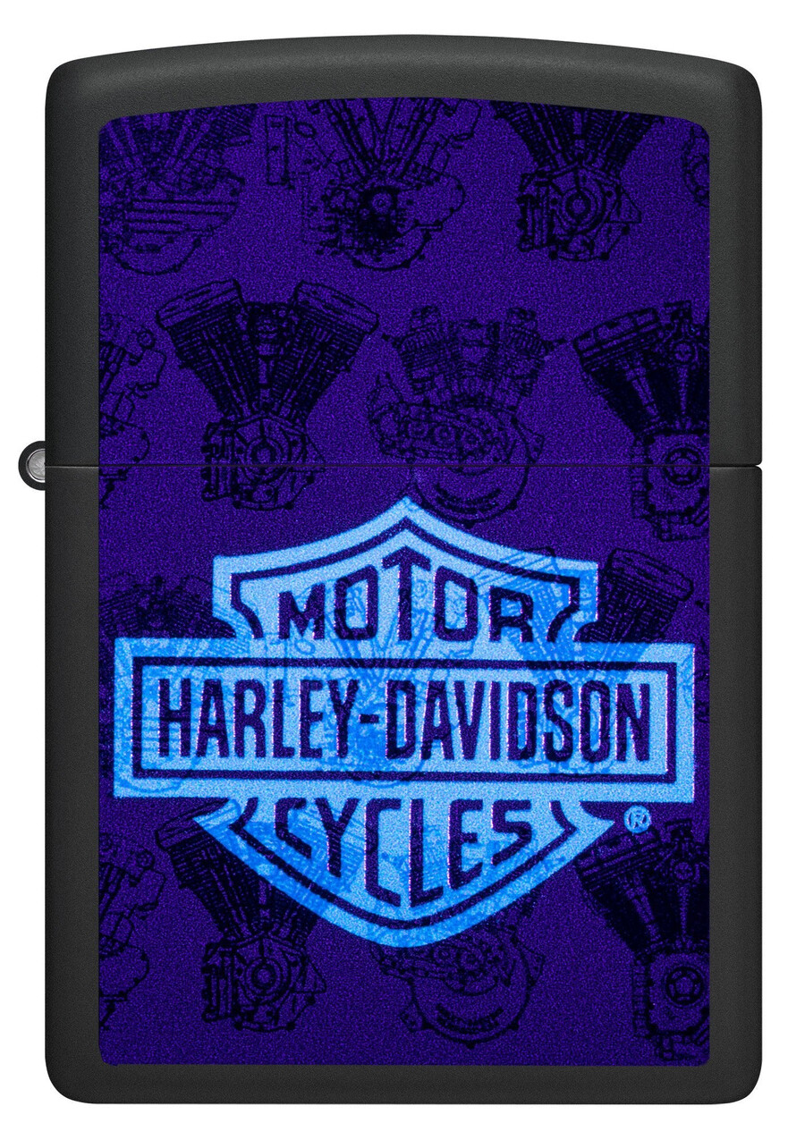 harley-davidson black light motorendesign