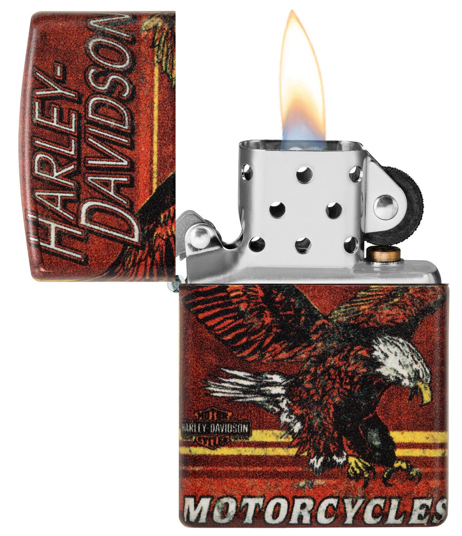 harley-davidson flying eagle design