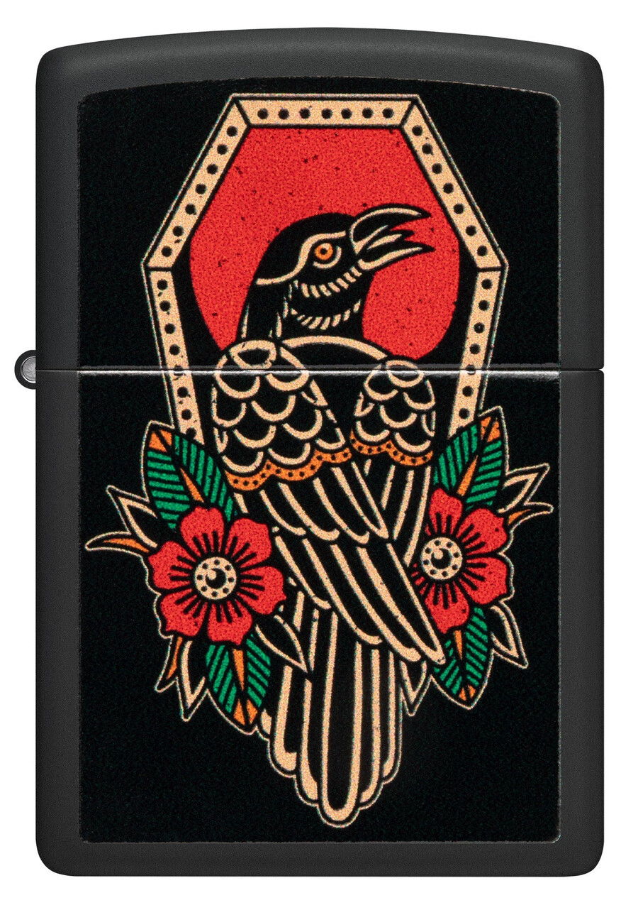 krähen-tattoo-design