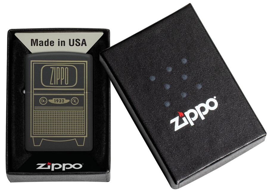 zippo vintage tv-design