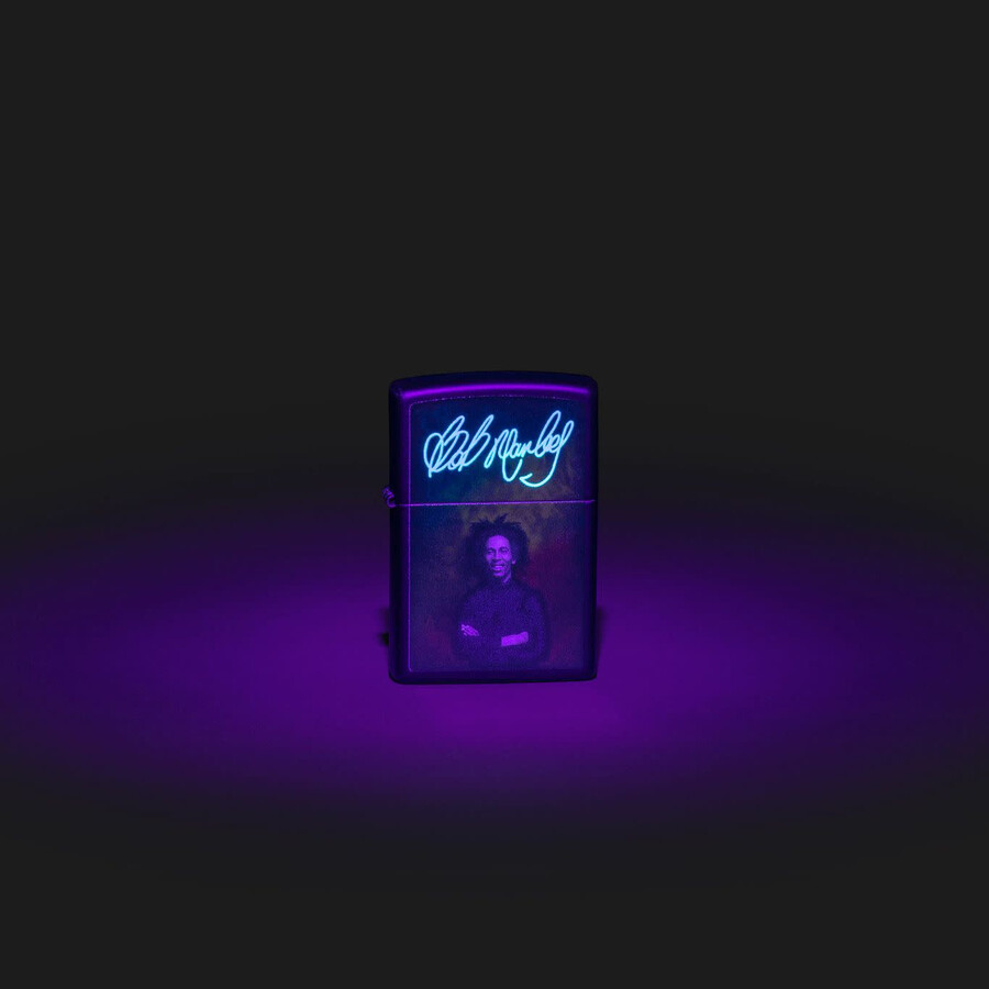 bob marley schwarzlicht-signaturdesign