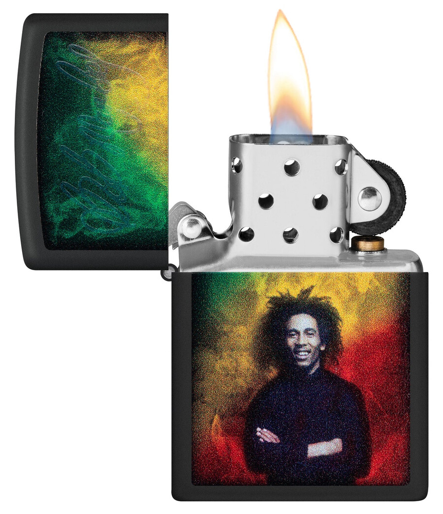 bob marley schwarzlicht-signaturdesign