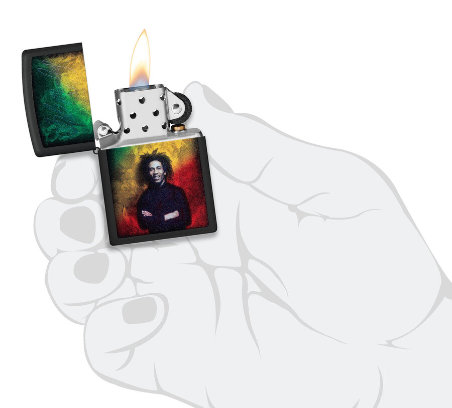 bob marley schwarzlicht-signaturdesign