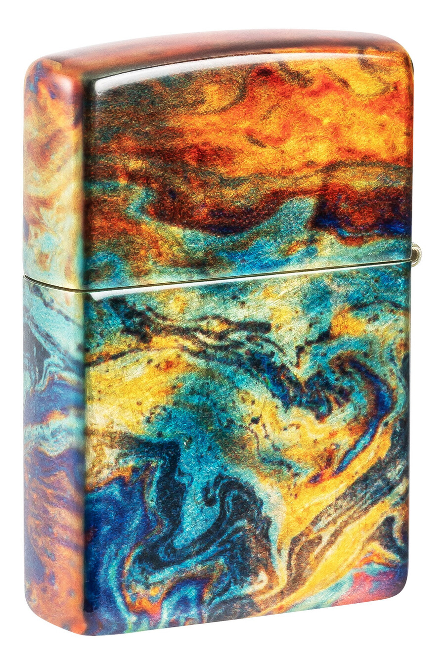 farbenfrohes zippo-design