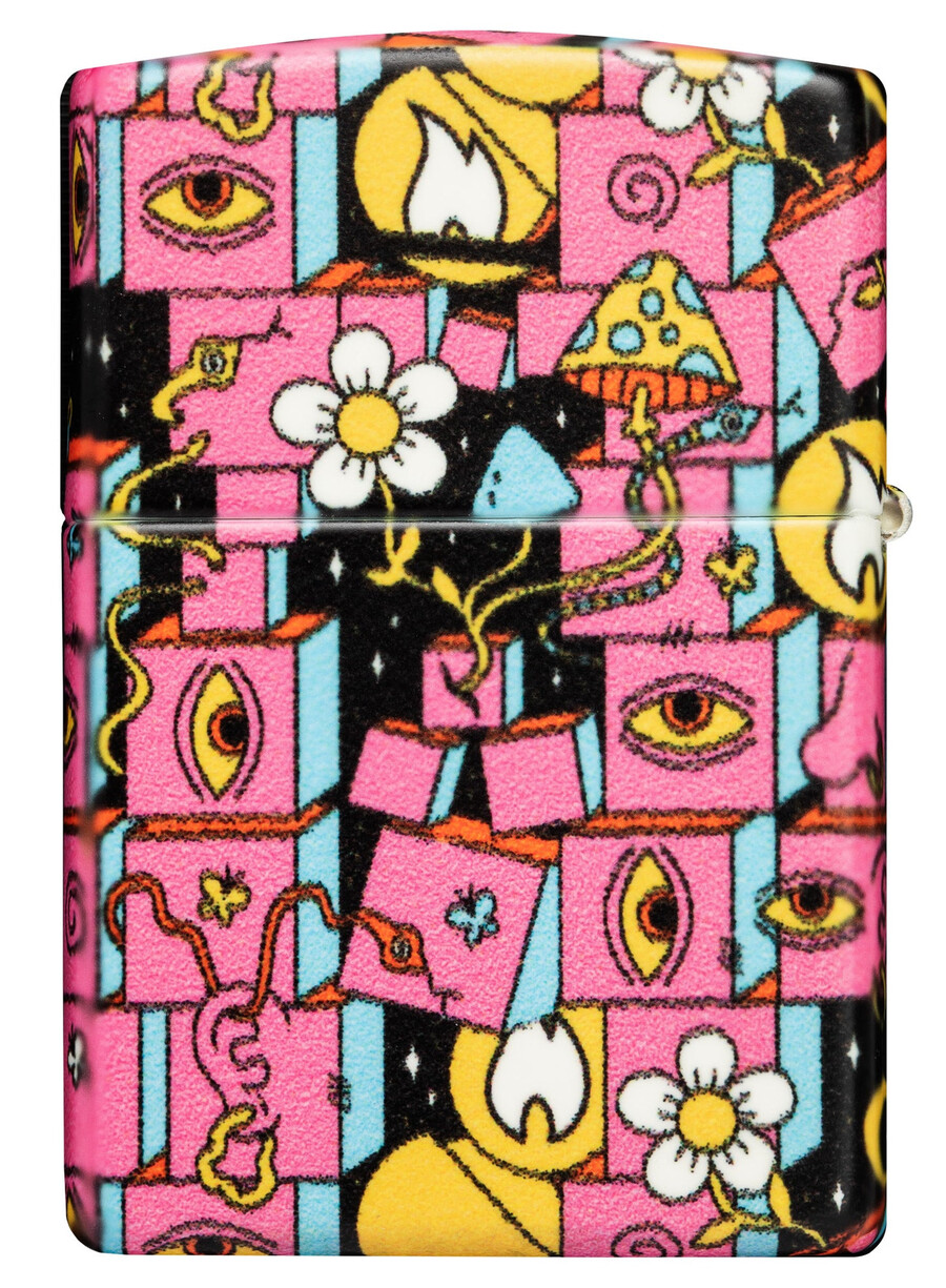abstraktes zippo-design
