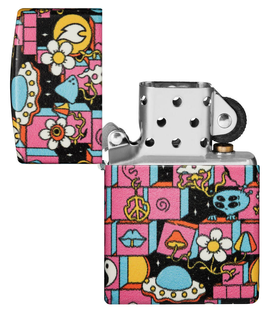 abstraktes zippo-design