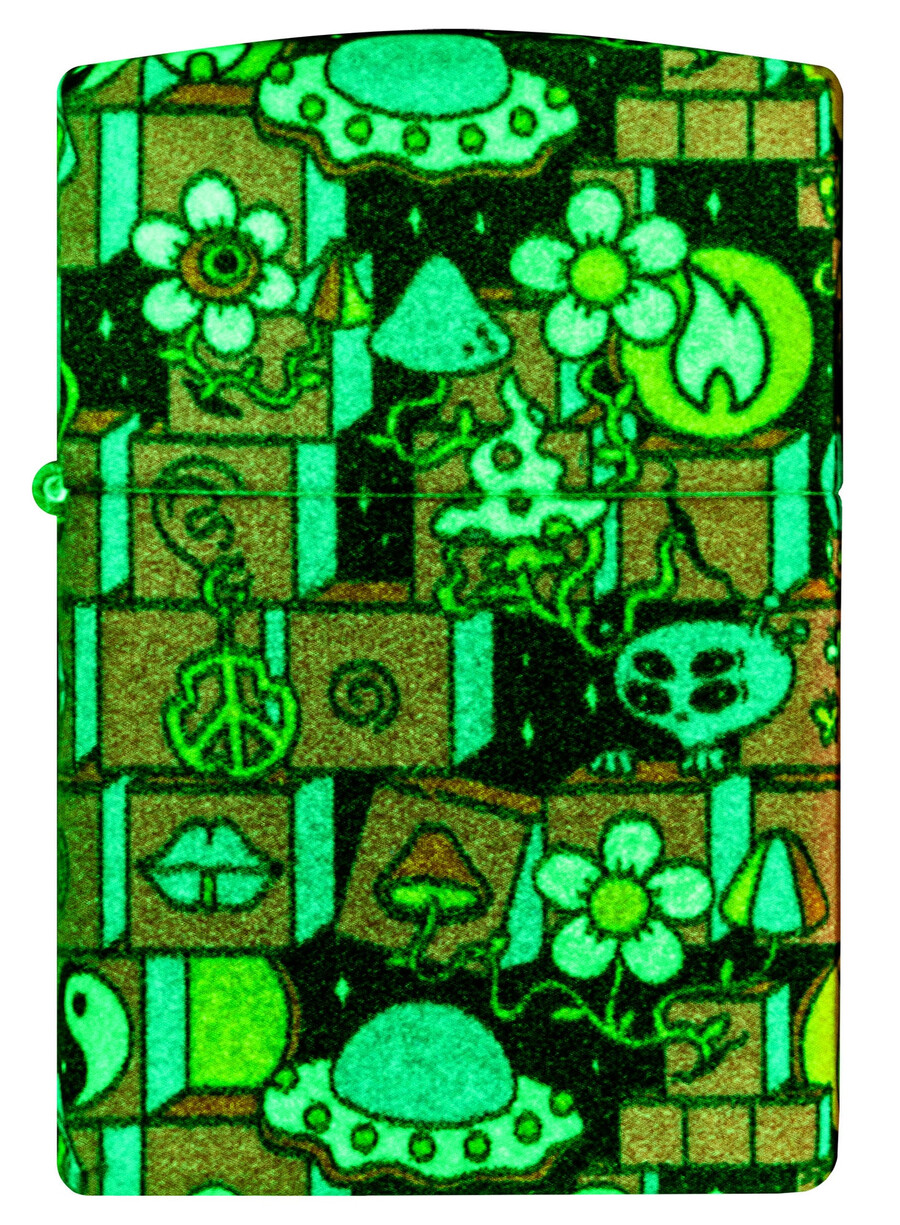 abstraktes zippo-design