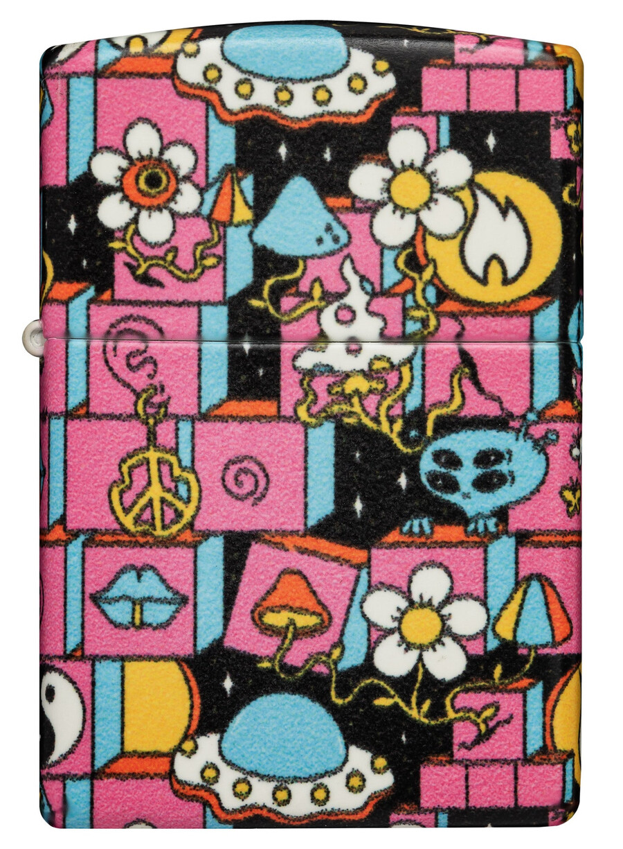 abstraktes zippo-design