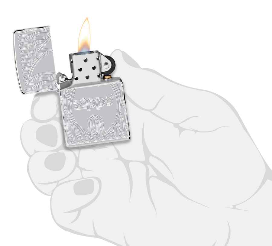 zippo flammen-design