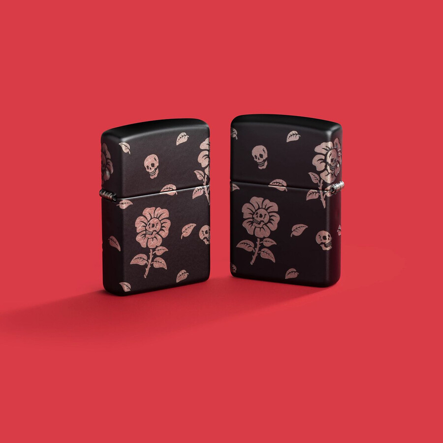 blumenschädel-design