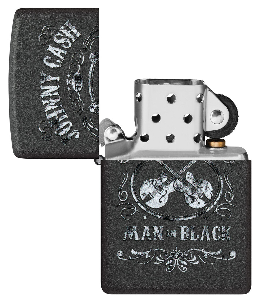 johnny cash man in black design
