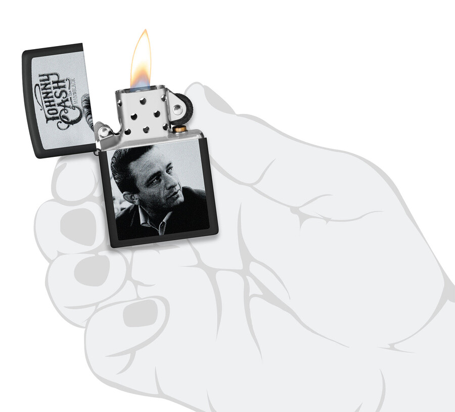 johnny cash porträtdesign