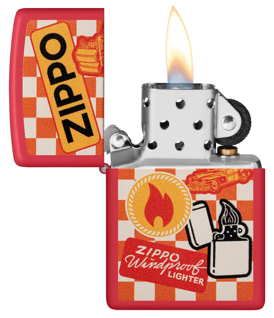 retro zippo design