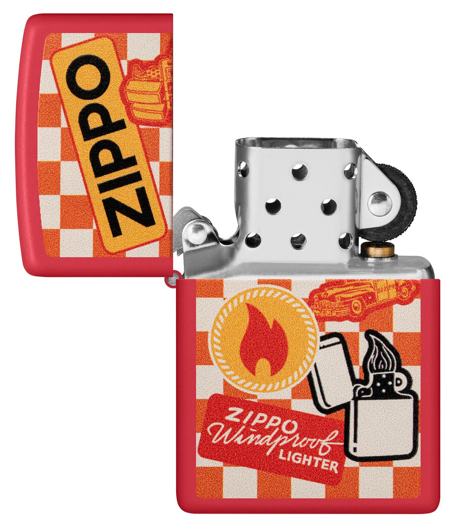 retro zippo design