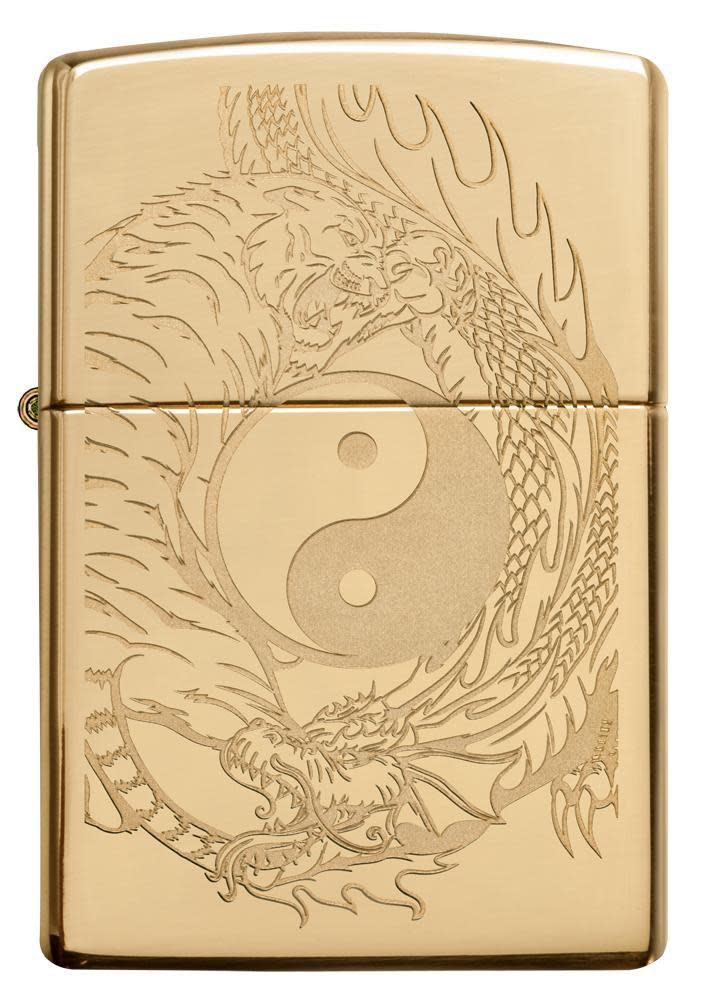 tiger- und drachen-design