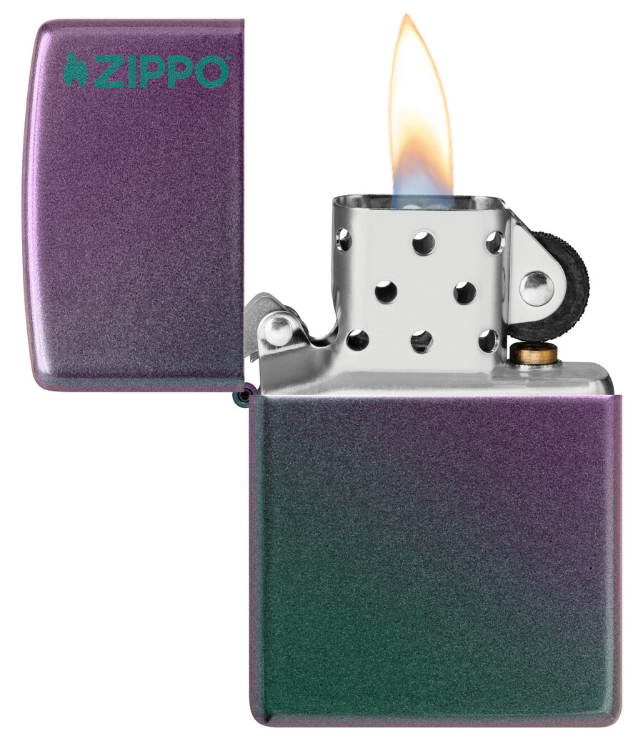 klassisches schillerndes zippo-logo