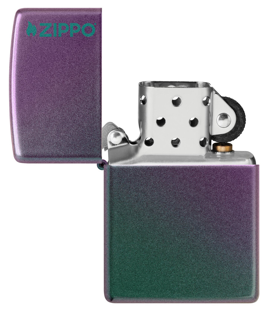 klassisches schillerndes zippo-logo