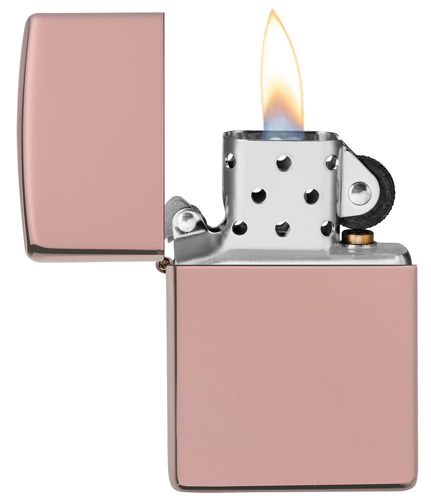 klassisches hochglanzpoliertes roségold