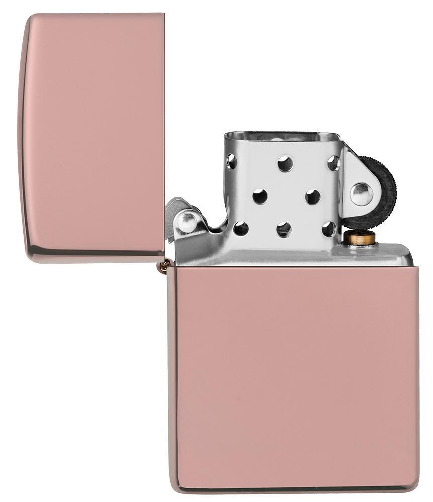 klassisches hochglanzpoliertes roségold